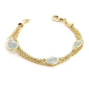 Rivka Friedman Caribbean Blue Quartzite Bracelet